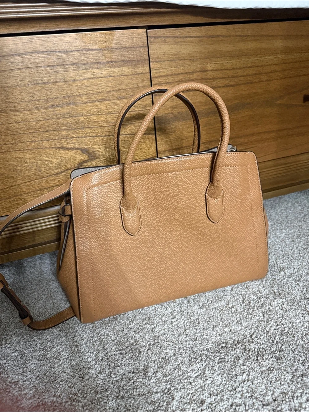 kate spade structured tan